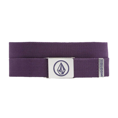 VOLCOM CIRCLE WEB BELT DARK PURPLE UNI