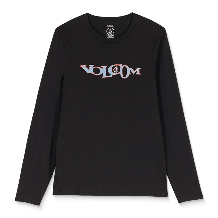 VOLCOM SKIDDER LONG-SLEEVE BLACK S