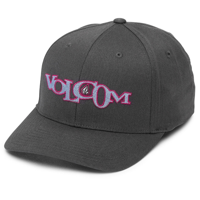 VOLCOM 21ST CENTURY STN FLEXFIT ANTIQUE BLACK L/XL
