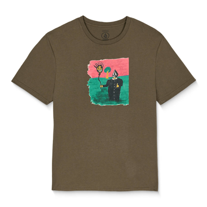 VOLCOM ISSAM BSC T-SHIRT SAGE LEAF XXL