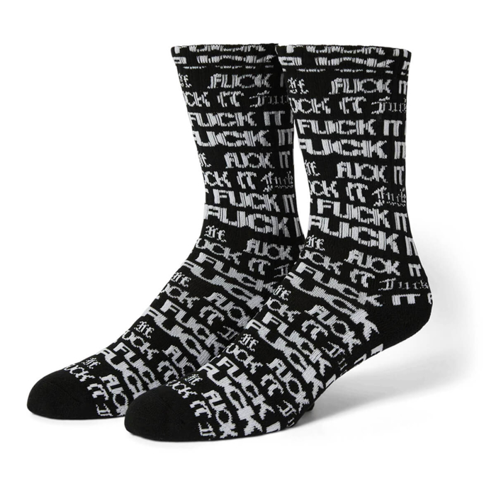 HUF FUCK IT FLYER SOCK BLACK UNI