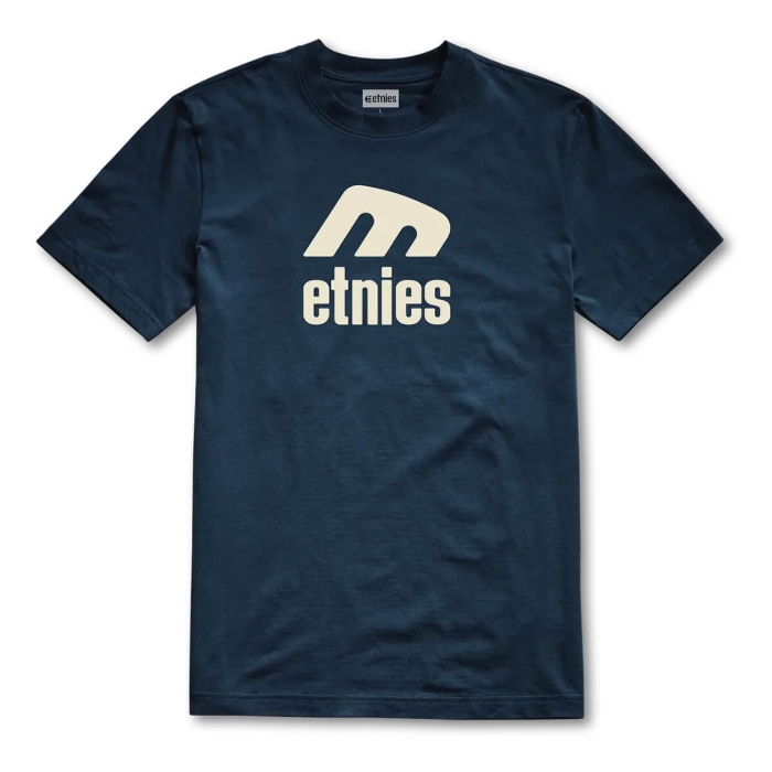 ETNIES ICON E T-SHIRT NAVY L