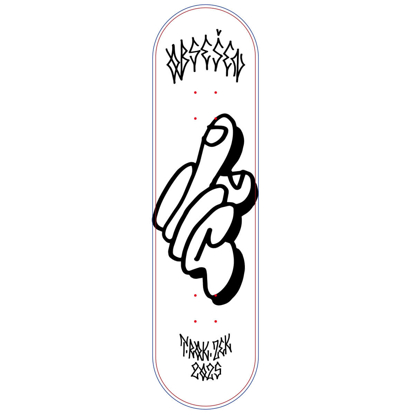 OBSESSION FAKIN SM 8.625" DECK 8.625"