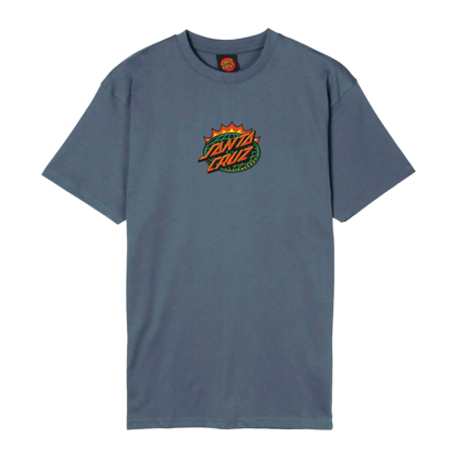 SANTA CRUZ KENDALL END OF THE DOT T-SHIRT STORM GREY S