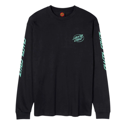 SANTA CRUZ CYBER DOT LONG SLEEVE BLACK S