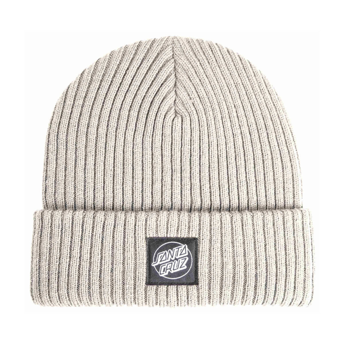 SANTA CRUZ OPUS DOT LABEL BEANIE UNBLEACHED COTTON UNI