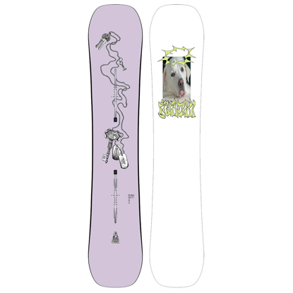 BURTON GENDER NEUTRAL GOOD COMPANY CAMBER SNOWBOARD NO COLOR 155