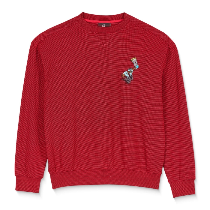 VOLCOM FA JJ VILLARD CREW LIFEGUARD RED S