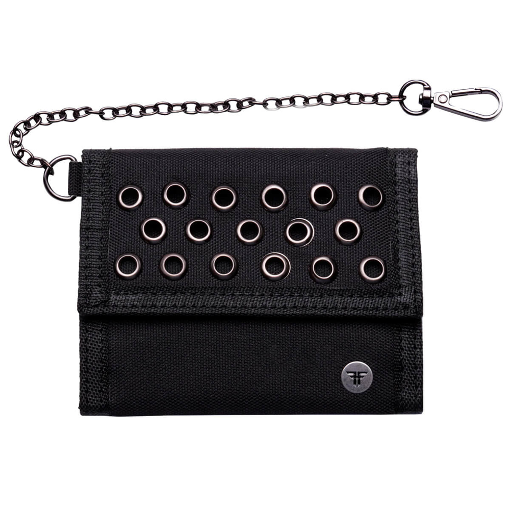 FALLEN CHAIN WALLET BLACK/SILVER UNI
