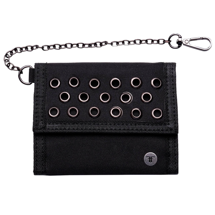 FALLEN CHAIN WALLET BLACK/SILVER UNI