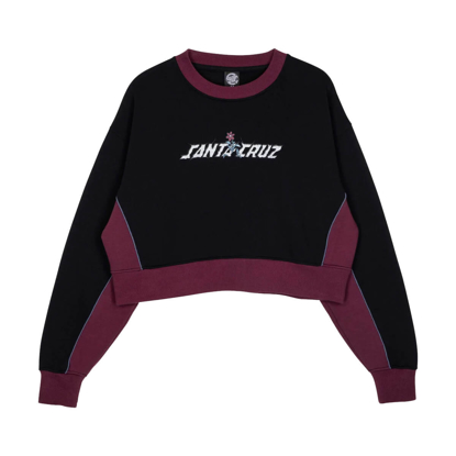 SANTA CRUZ FLOURISH STRIP CREW BLACK 8