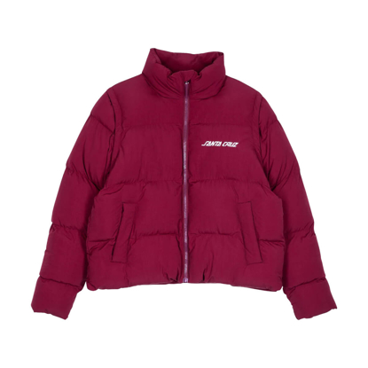 SANTA CRUZ STRIP 2 IN 1 QUILTED JACKET DARK CHERRY 8