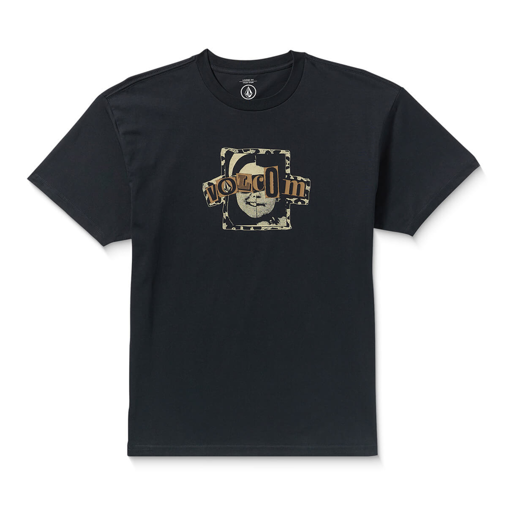 VOLCOM SNEER T-SHIRT ANTIQUE BLACK S