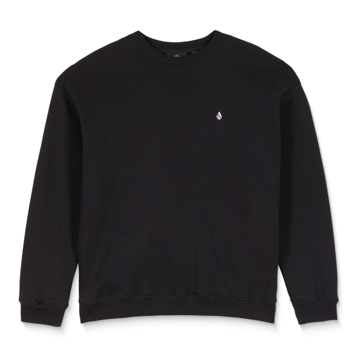 VOLCOM SINGLE STONE CREW BLACK L
