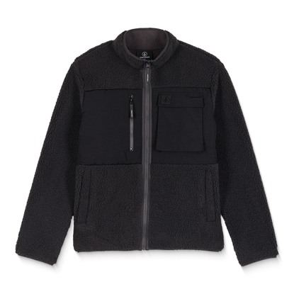 VOLCOM STORM STONE ZIP ASPHALT BLACK XL