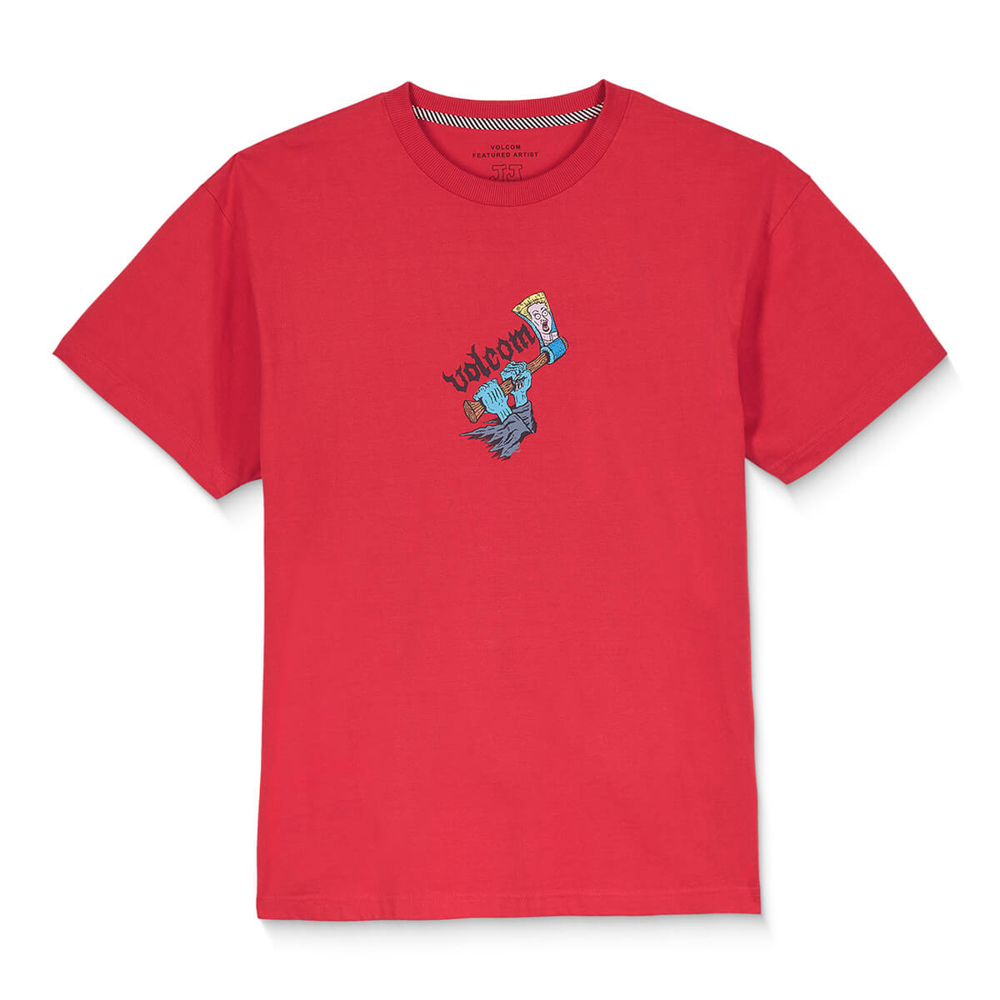 VOLCOM FA JJ VILLARD T-SHIRT 3 LIFEGUARD RED S