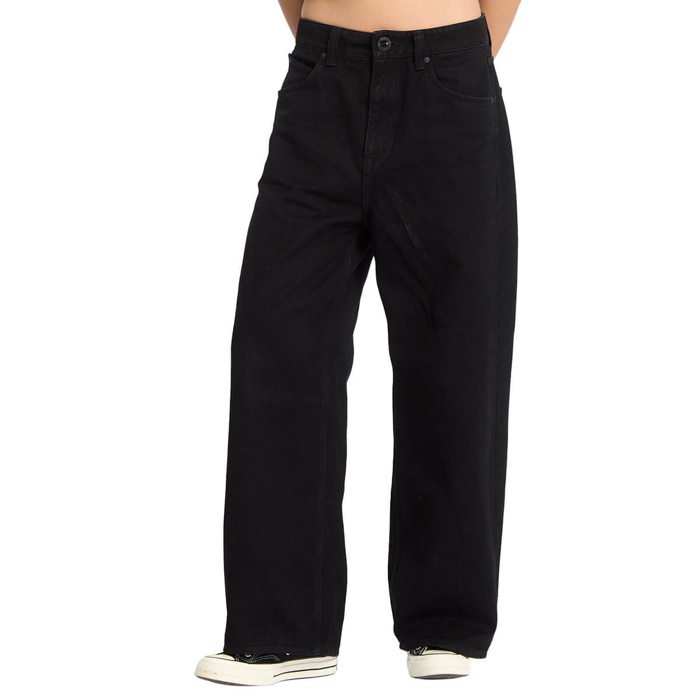 VOLCOM BEEGGY DENIM PANTS BLACK COMBO 27