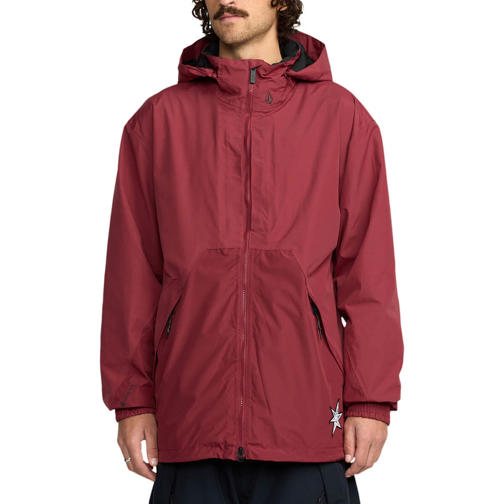 VOLCOM LONGO GORE-TEX JACKET BURNT RED S