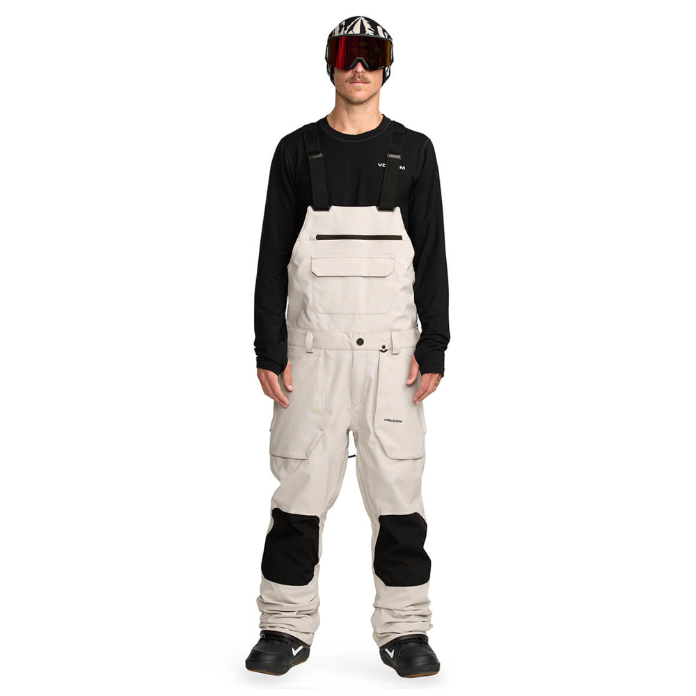 VOLCOM ROAN BIB OVERALL STONE XL