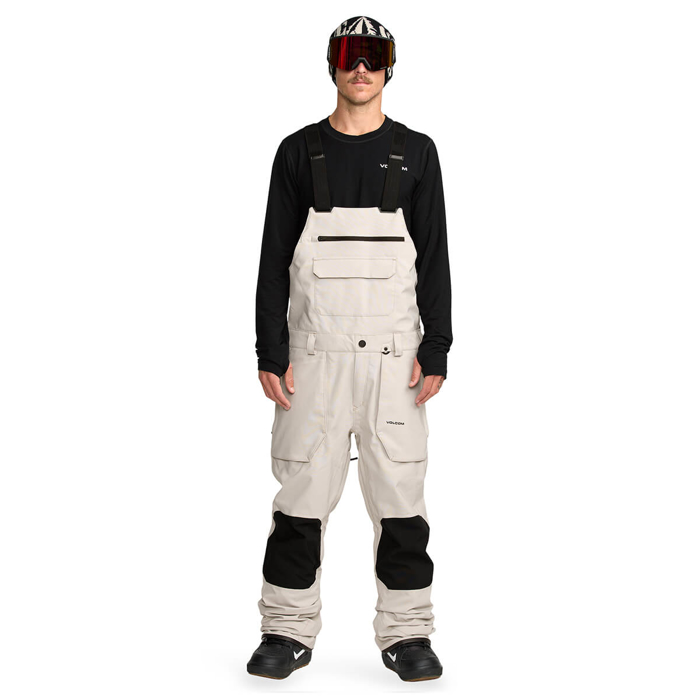 VOLCOM ROAN BIB OVERALL STONE XL