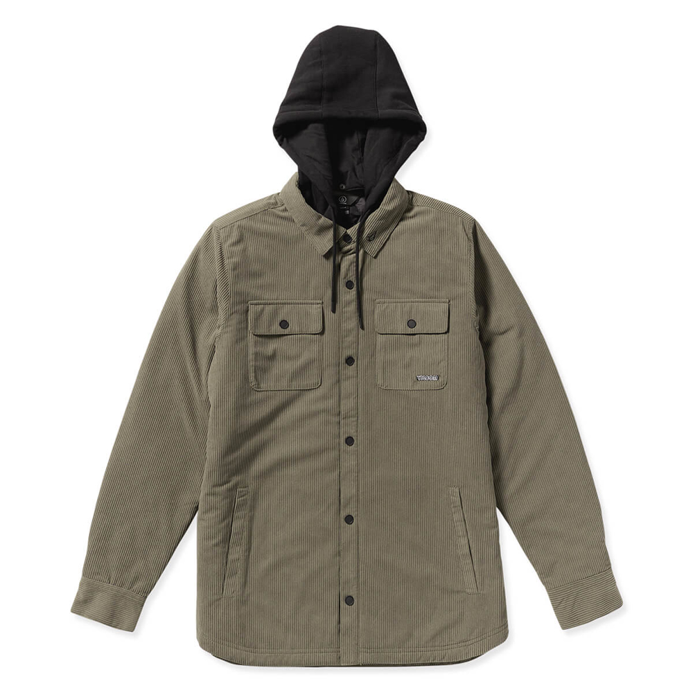 VOLCOM KENSON INS FLANNEL MILITARY M