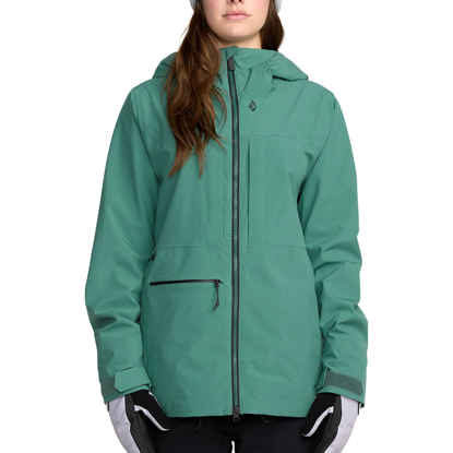 VOLCOM CLOUDBREAKER STRETCH 30K JKT SPRUCE GREEN L