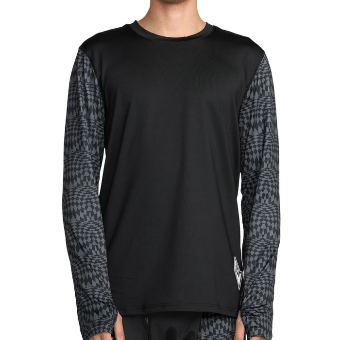 VOLCOM M V-SCIENCE CREW BLACK/CHARCOAL L