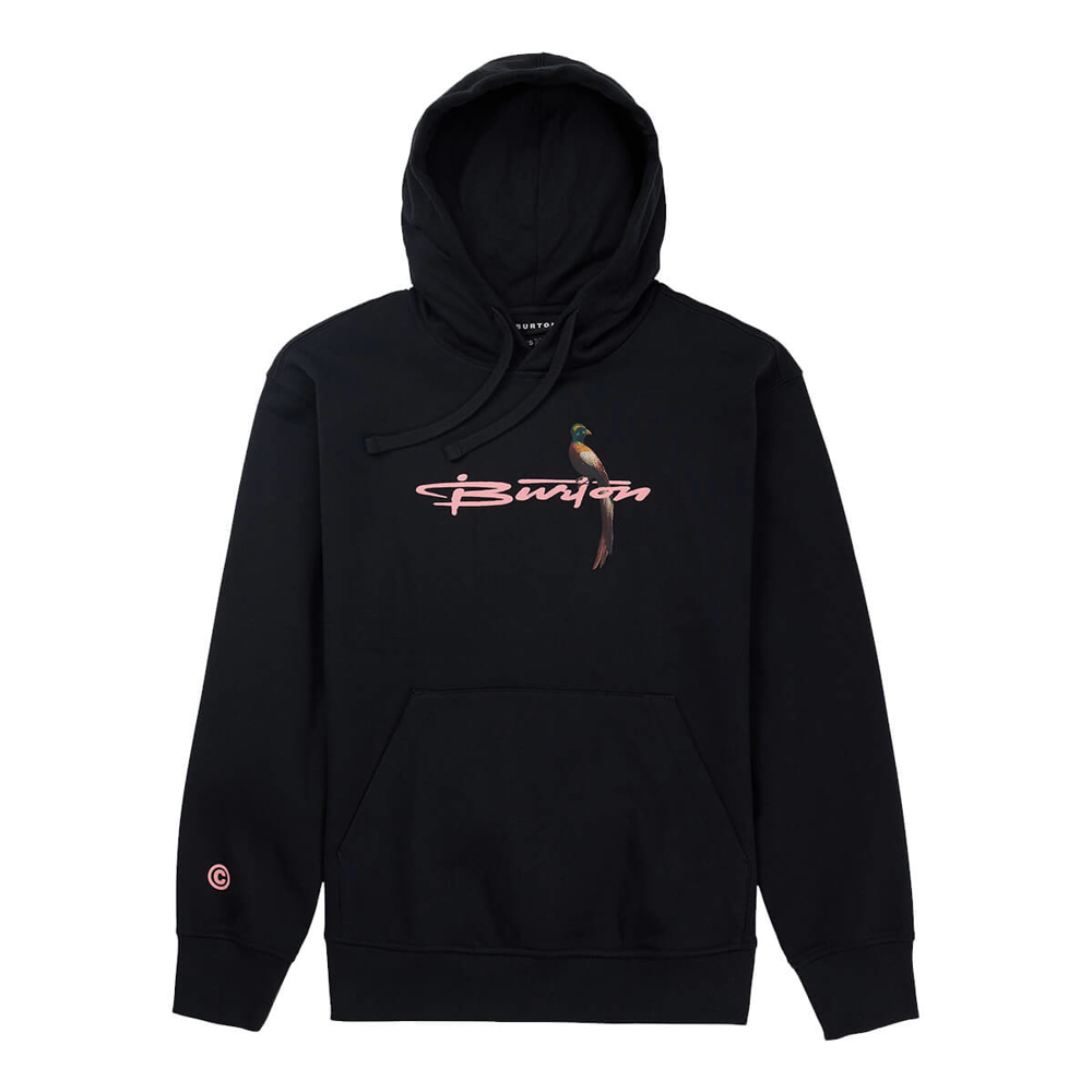 BURTON CUSTOM 26 PULLOVER HOODIE TRUE BLACK XXS