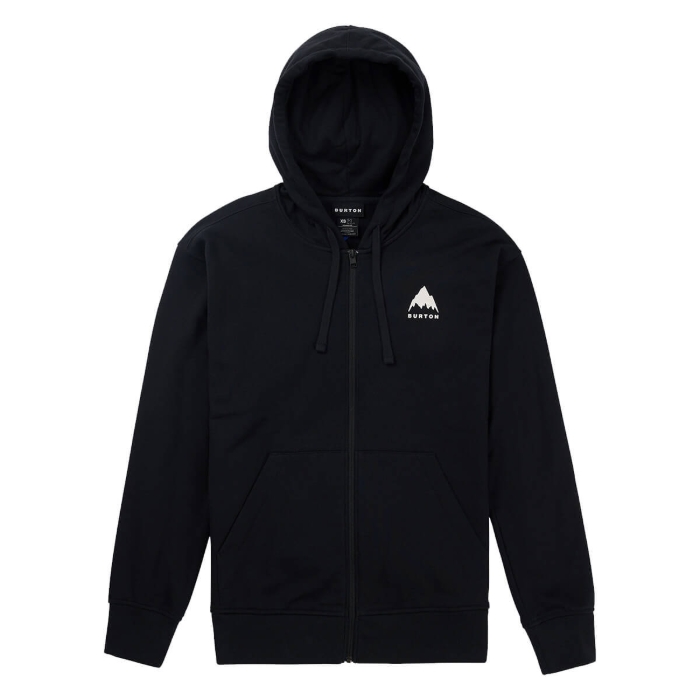 BURTON ELITE FULL ZIP HOODIE TRUE BLACK XS