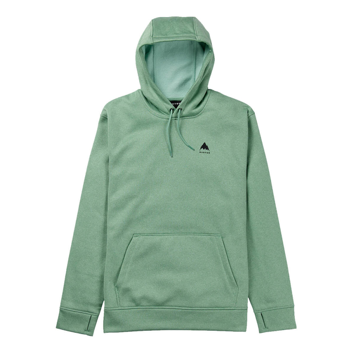 BURTON OAK PULLOVER HOODIE SOFT SAGE HEATHER M