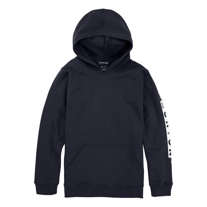 BURTON KIDS' ELITE PULLOVER HOODIE TRUE BLACK M