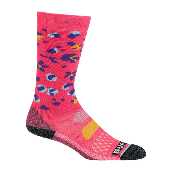 BURTON KIDS' PERFORMANCE MIDWEIGHT SOCK WILDCAT FLORAL XSS