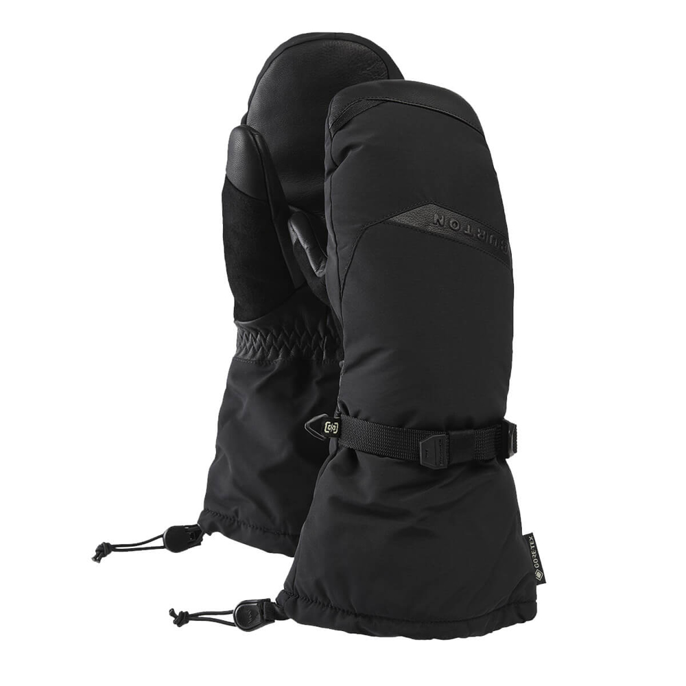 BURTON WOMEN'S GORE-TEX DELUXE MITTENS TRUE BLACK M