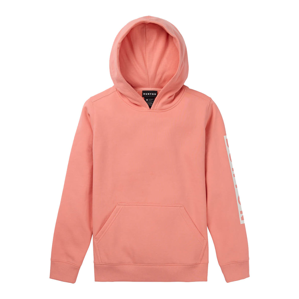 BURTON KIDS' ELITE PULLOVER HOODIE SUNRISE CORAL S