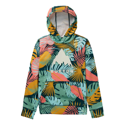 BURTON KIDS' OAK PULLOVER HOODIE OVERSIZED TROPICAL M