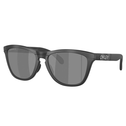 OAKLEY FROGSKINS™ RANGE XL MATTE TORTOISE GREY SMOKE/MATTE BLACK FRAME | PRIZM BLACK POLARIZED LENSES UNI