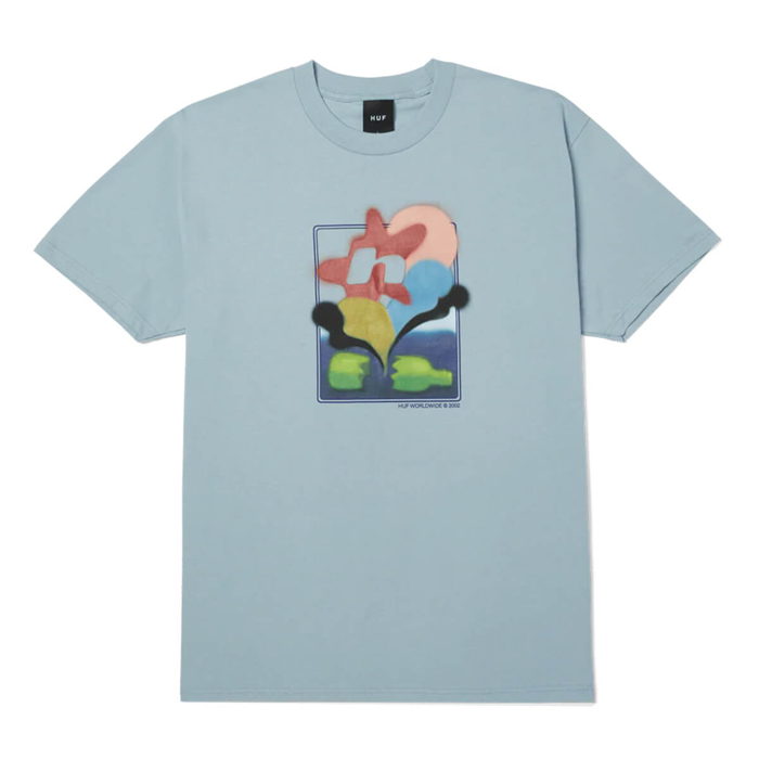 HUF SOFT FOCUS T-SHIRT ARCTIC BLUE M