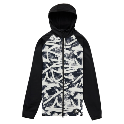 BURTON MEN'S CROWN WEATHERPROOF FULL-ZIP FLEECE CITY STREETS/TRUE BLACK S