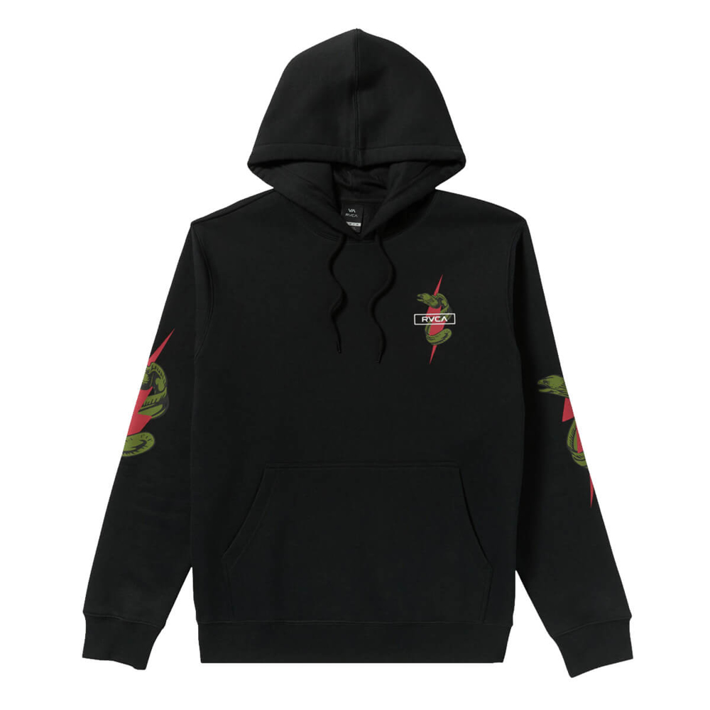 RVCA SHOCK SQUAD HOODIE BLACK M
