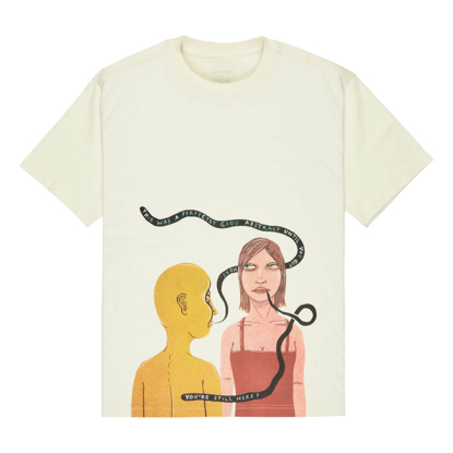 RVCA YOURE STILL HERE T-SHIRT ANTIQUE WHITE L