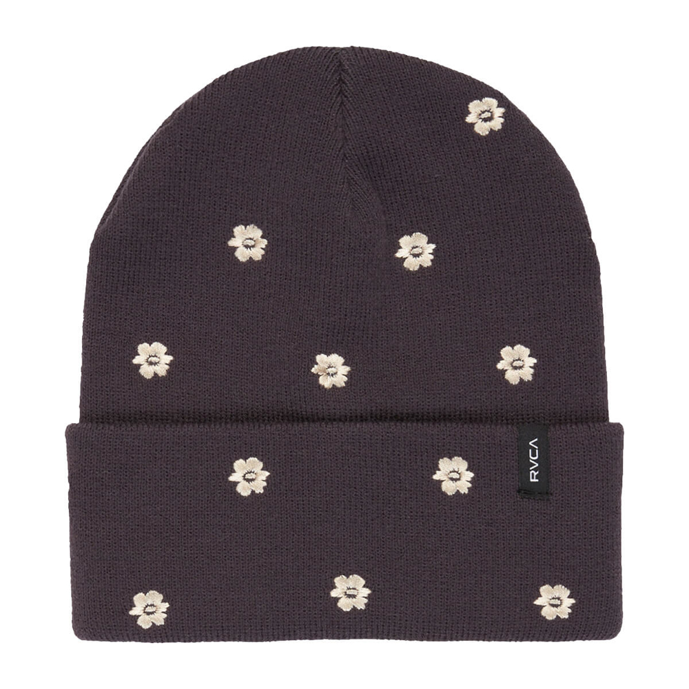 RVCA EMBROIDERED ESSENTIAL BEANIE GRAVEL UNI