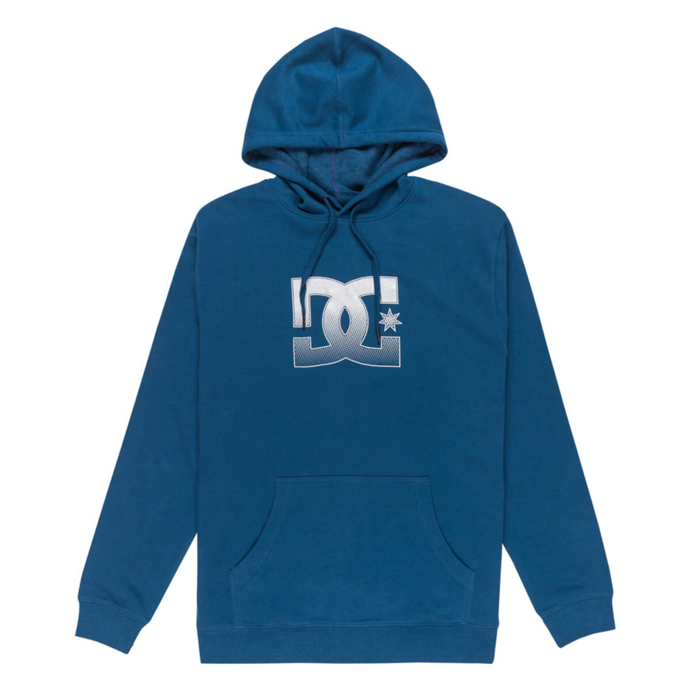 DC DC STAR REFLECTIVE HOODIE ESTATE BLUE L
