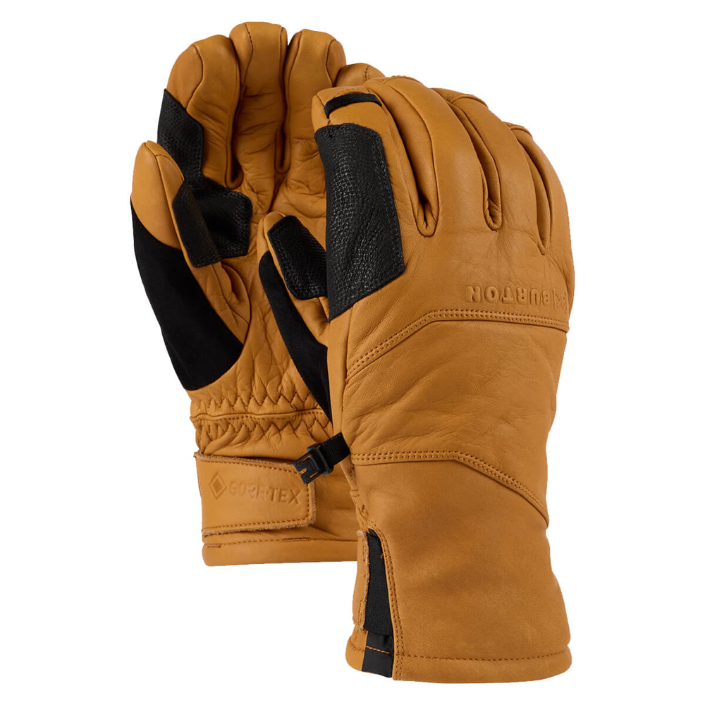 BURTON [AK] CLUTCH GORE-TEX LEATHER GLOVES HONEY XL