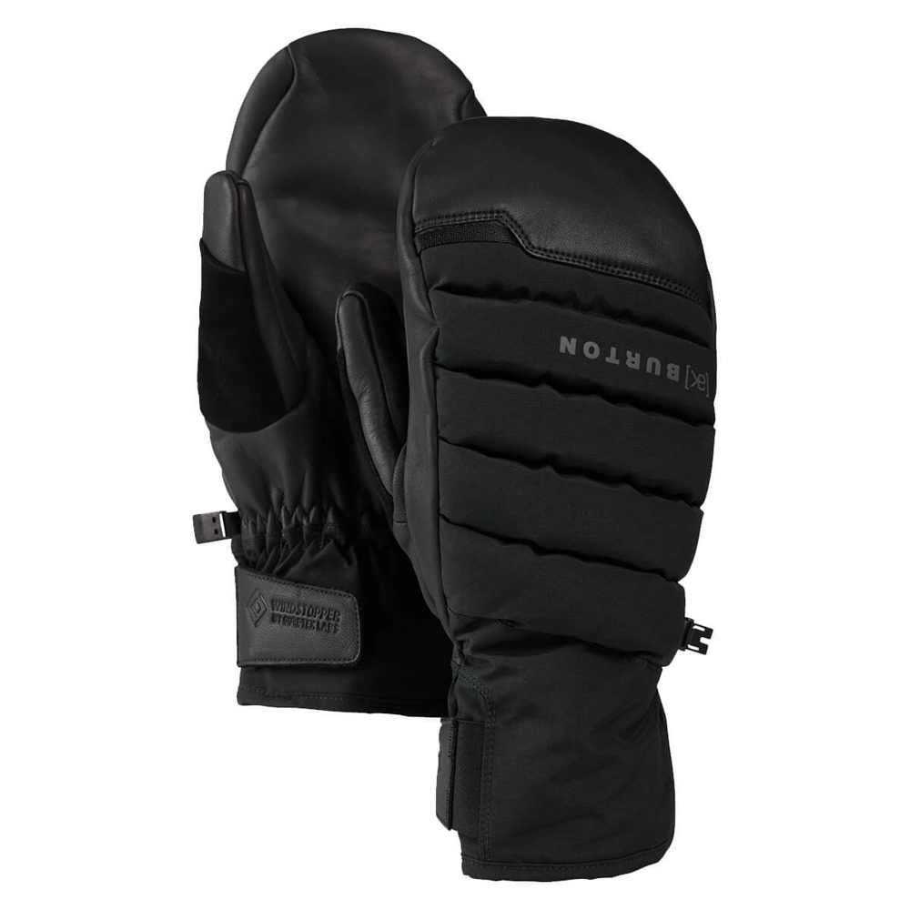 BURTON [AK] WINDSTOPPER OVEN MITTENS TRUE BLACK M