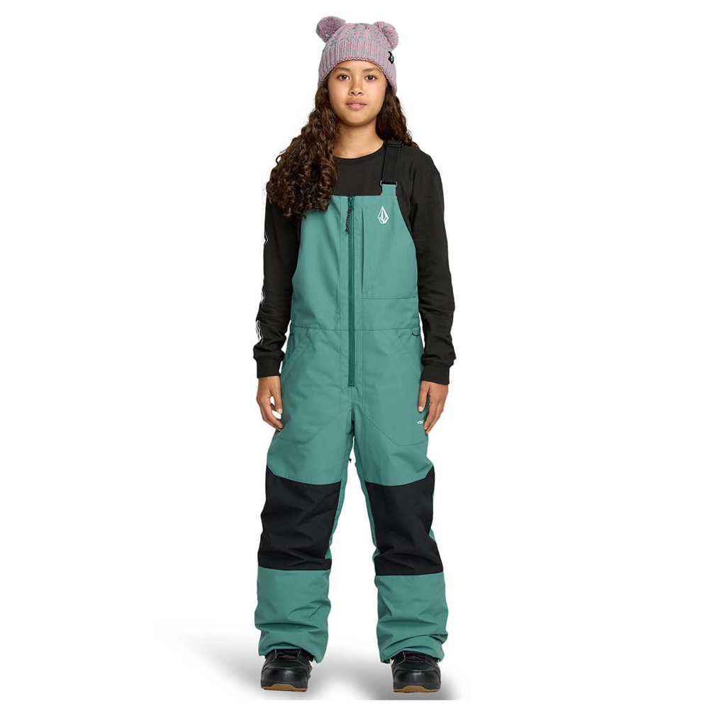 VOLCOM BARKLEY INS BIB OVERALL SPRUCE GREEN S