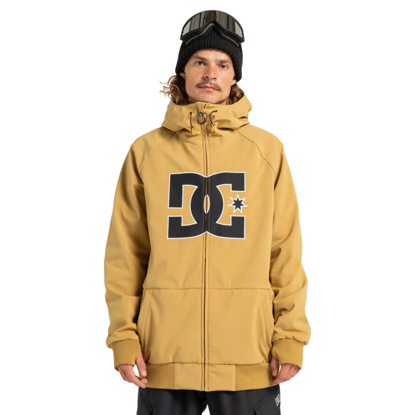 DC SPECTRUM SOFTSHELL JACKET MUSTARD GOLD M