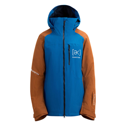 BURTON WOMEN'S [AK] EMBARK GORE-TEX 2L JACKET BLUE TEAL/CHESTNUT BROWN S