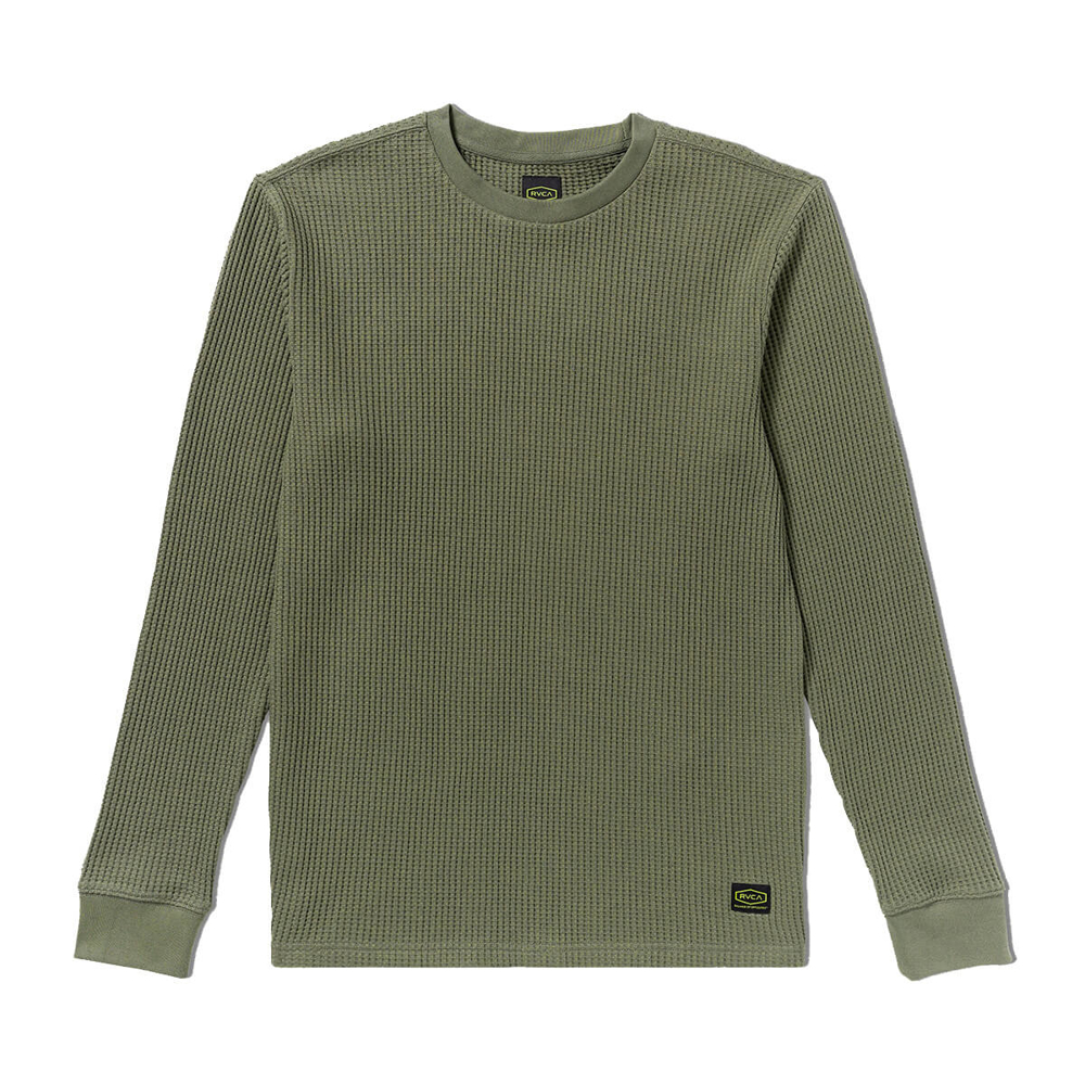 RVCA DAYSHIFT THERMAL LONG SLEEVE OLIVE M