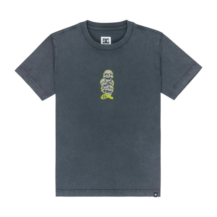 DC LAUGH STACK T-SHIRT BOY BLACK 12/M