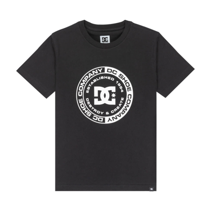 DC DC CORPO T-SHIRT BOY BLACK 10/S